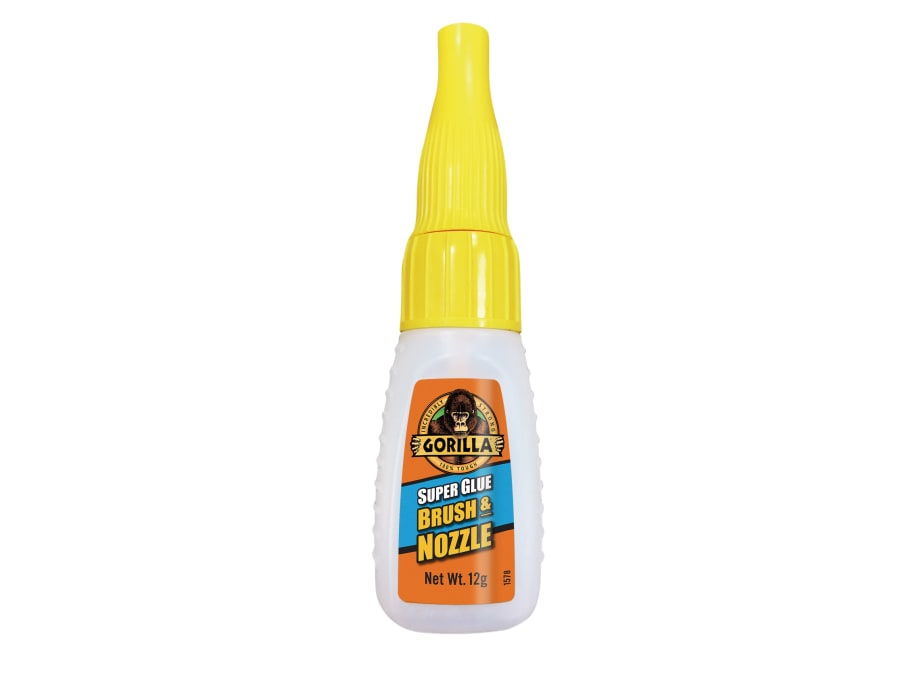 Gorilla Glue 4044501 Super Glue Brush & Nozzle 12g