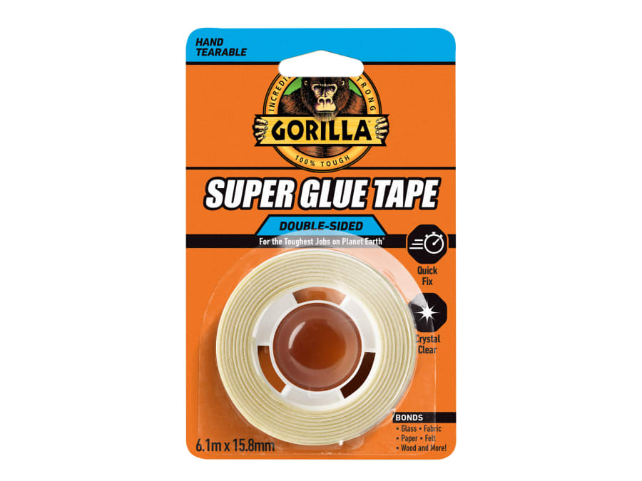 Gorilla Glue Gorilla 115718 Super Glue Tape 15.8mm x 6.1m