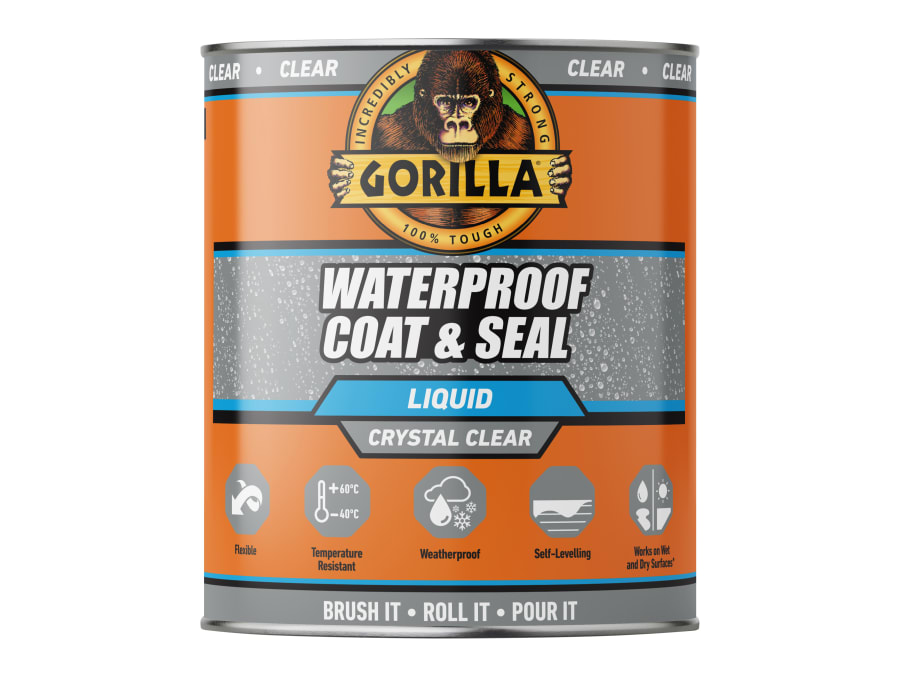 Gorilla Glue 115402 Waterproof Coat & Seal Clear 473ml