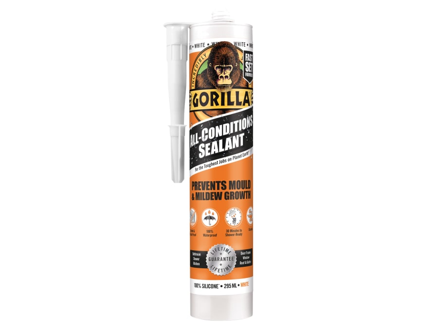 Gorilla Glue Gorilla 1144011 All Condition Sealant White 295ml