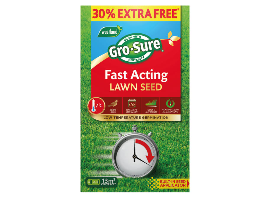 Gro-sure 20500299 Fast Acting Lawn Seed 10m²