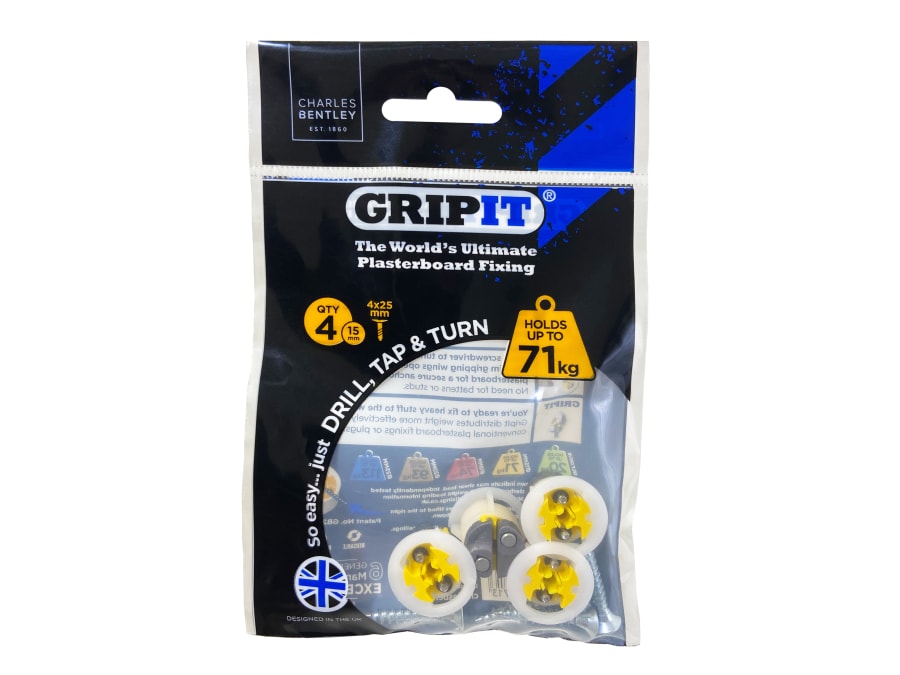 Gripit GP158 Plasterboard Fixings 15mm