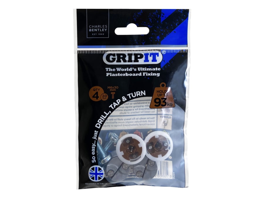 Gripit GP204 Plasterboard Fixings 20mm