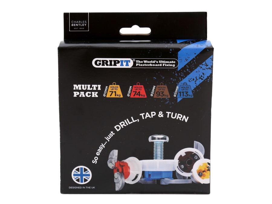 Gripit GPASSKIT Plasterboard Fixings Assorted Kit