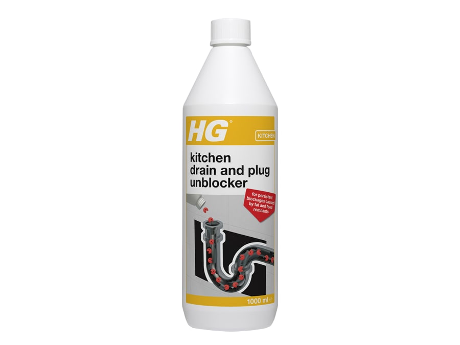 H G 481100106 Kitchen Drain Unblocker 1 Litre