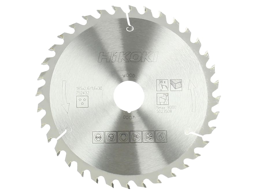 Hikoki 752432 185mm x 30mm x 36T Circular Saw Blade