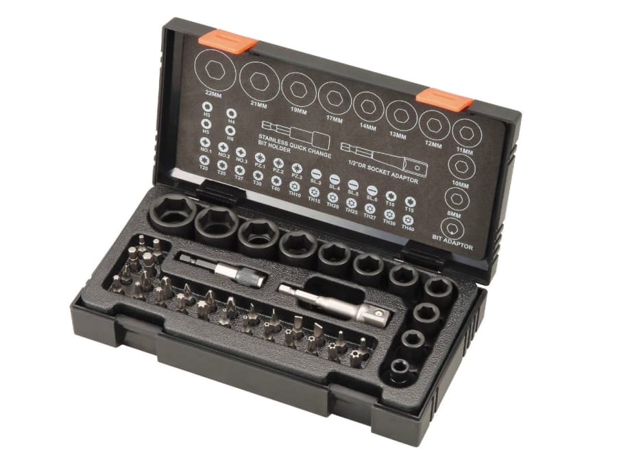 Hikoki 752500 41 Piece 1/2in Drive Impact Socket & Bit Set