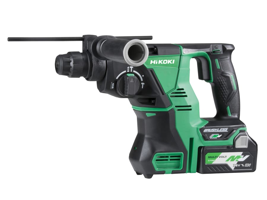 Hikoki DH36DPAJRZ 36V Multi Volt SDS Plus 3 Mode Rotary Hammer with 2 × 2.5Ah Batteries