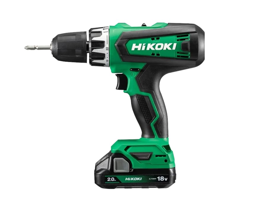 Hikoki DV18DFXJMZ 18V Hammer Drill with 2 × 2.0Ah Batteries