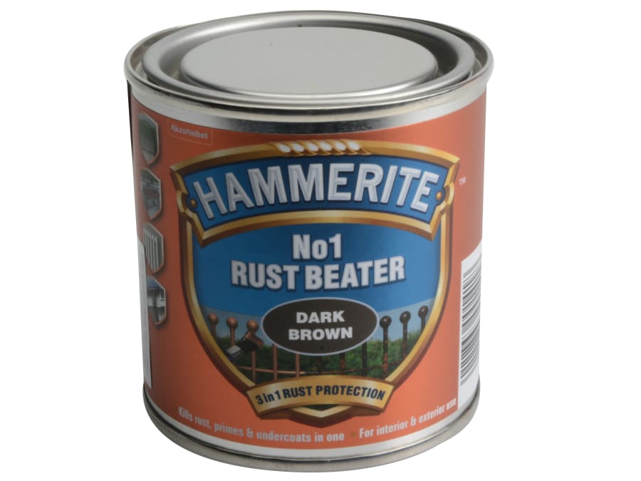 Hammerite 5092810 Rust Beater Paint Dark Brown 250ml