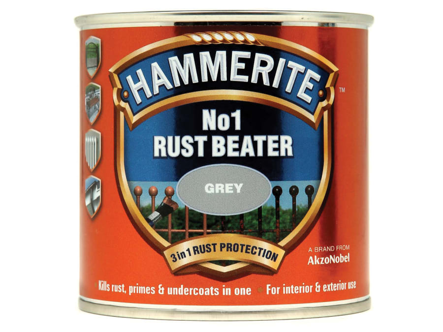 Hammerite 5158238 Rust Beater Paint Grey 250ml