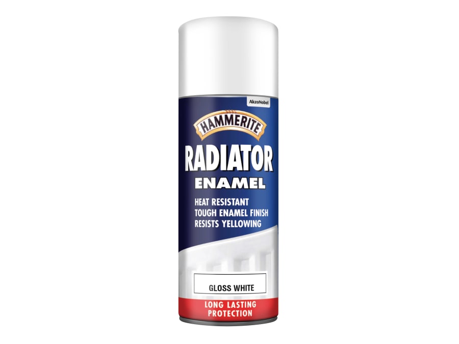 Hammerite 5084780 Radiator Enamel Aero Gloss White 400ml