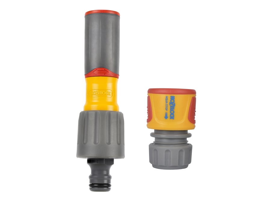 Hozelock 100100226 3-in-1 Nozzle & AquaStop Connector