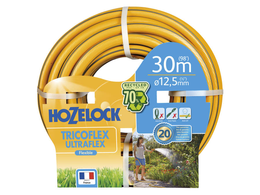 Hozelock 100100618 Ultraflex Hose 30m 12.5mm Diameter