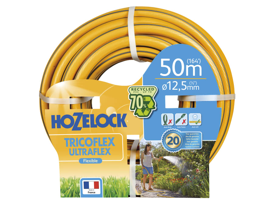 Hozelock 100100620 Ultraflex Hose 50m 12.5mm