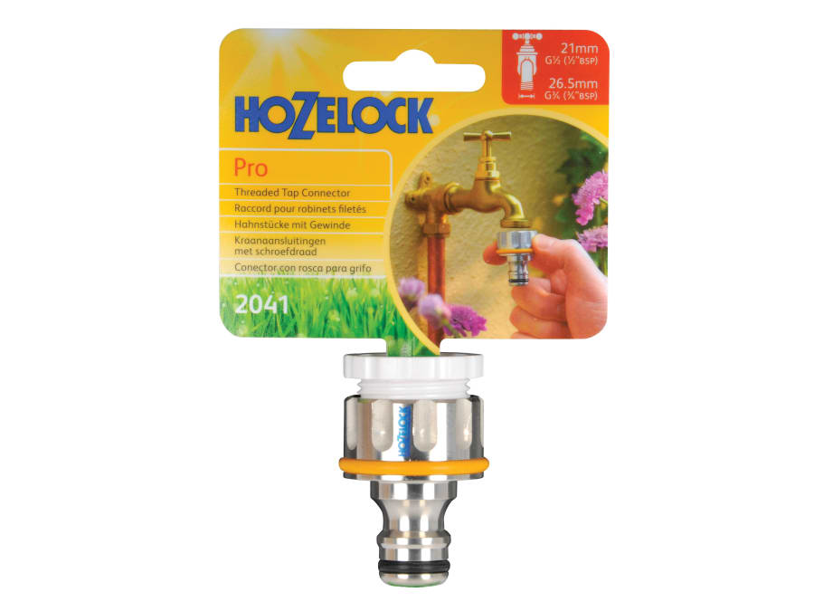 Hozelock 100000482 Metal Threaded Tap Connector 12.5-19mm