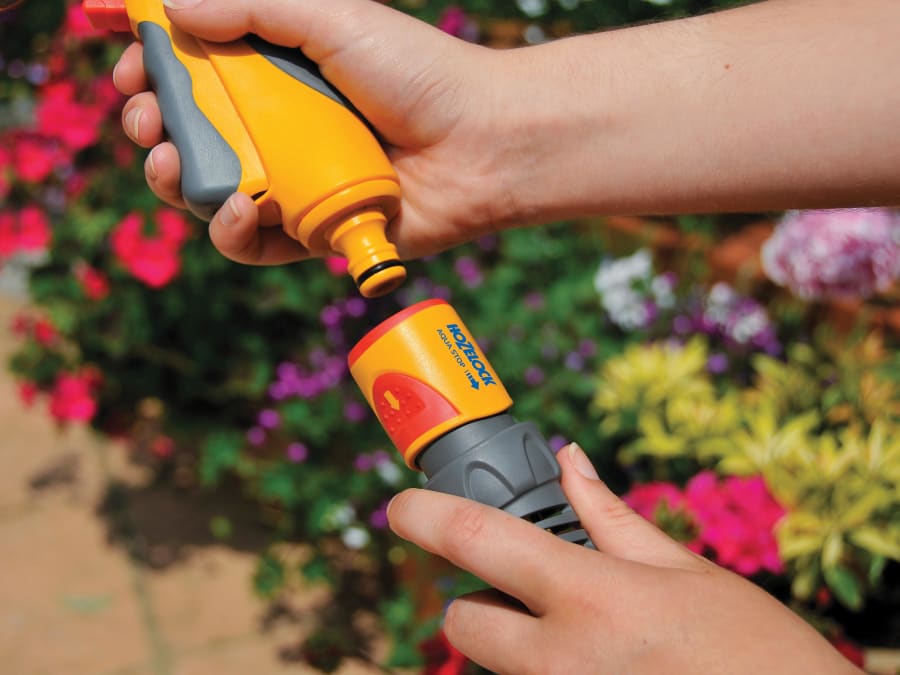 Hozelock 100000544 AquaStop Plus Hose Connector for 19mm Hose