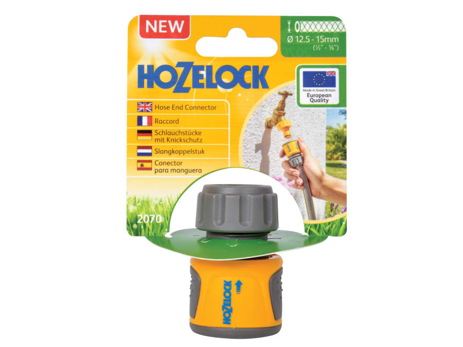 Hozelock 2070 Soft Touch Hose End Connector 12.5-15mm