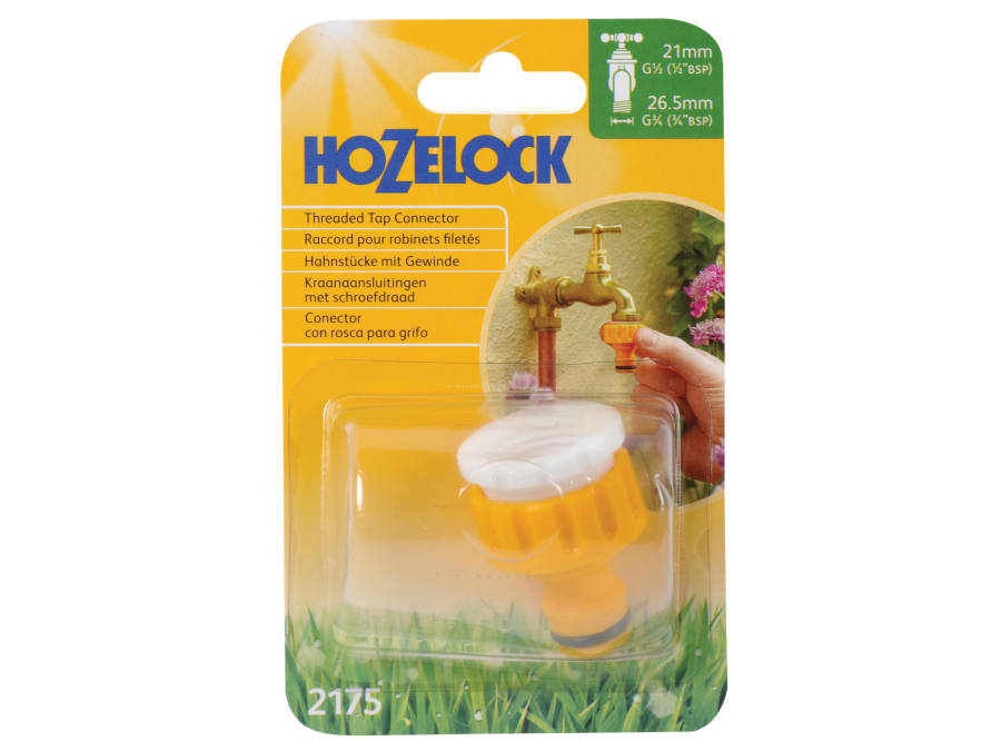 Hozelock 100000624 3/4in BSP Threaded Tap Connector