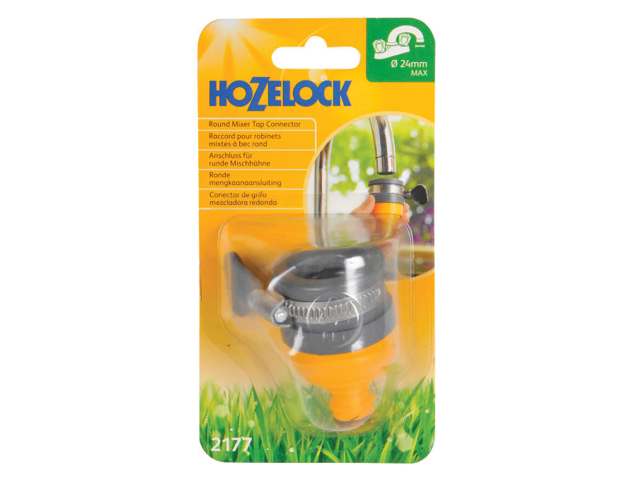 Hozelock 100000645 Round Mixer Tap Connector Max. Ø24mm