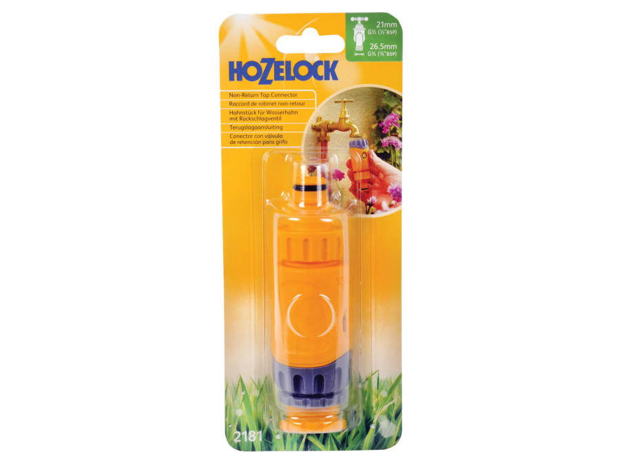 Hozelock 100000648 Non-Return Valve Tap Connector 1/2-5/8in BSP
