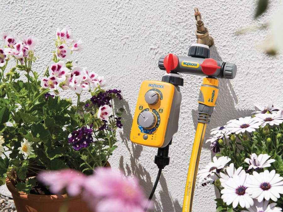 Hozelock 100000706 2-Way Tap Connector 1/2-1in BSP