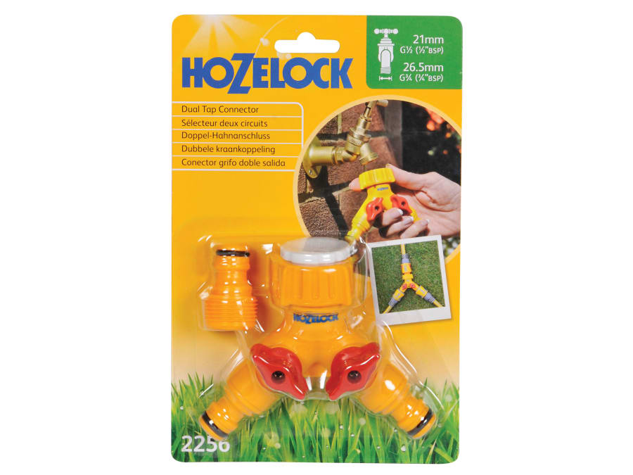 Hozelock 100000709 3/4in BSP Dual Control Tap Connector