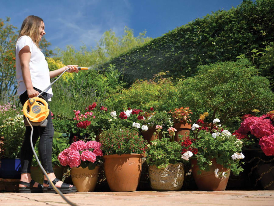 Hozelock 100000957 Micro Hose Reel with 10m Hose