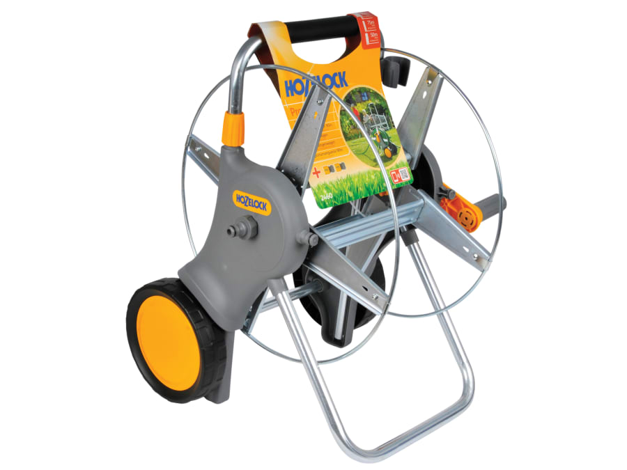 Hozelock 100001028 90m Assembled Metal Hose Cart