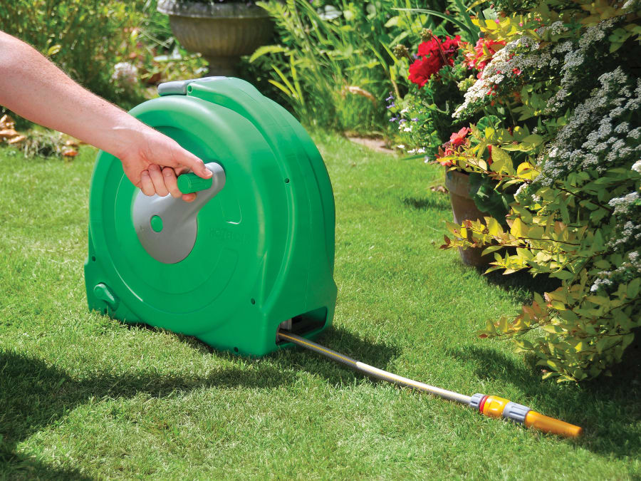 Hozelock 100001087 40m Fast Reel with 40m of 12.5mm Hose