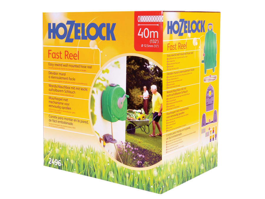 Hozelock 100001093 40m Wall Mounted Hose Reel