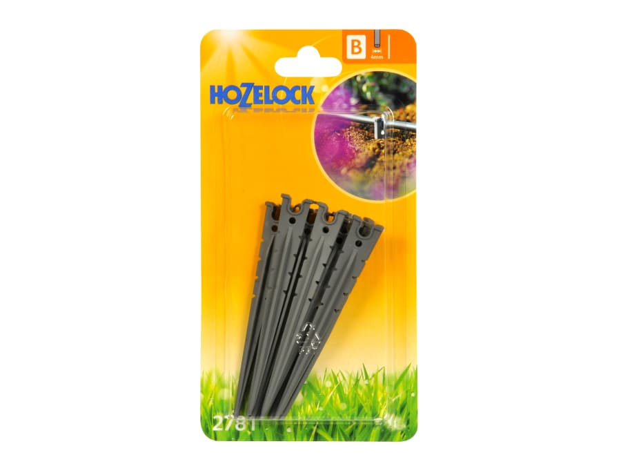 Hozelock 100001357 4mm Micro Tube Stake (Pack 12)