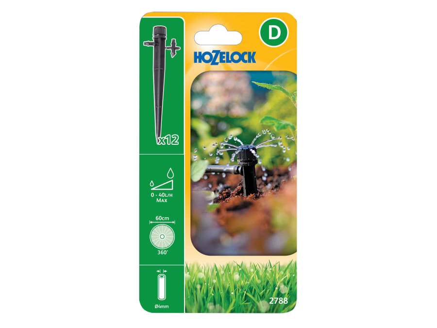 Hozelock 100001374 Adjustable Mini Sprinkler on Stake