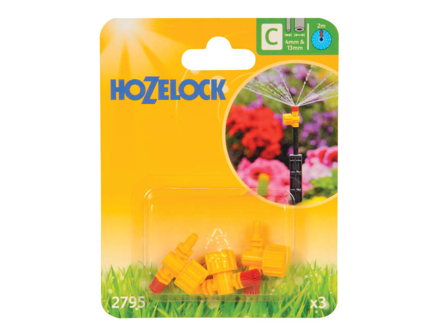Hozelock 100001386 360° Micro Spray Jet (Pack 3)