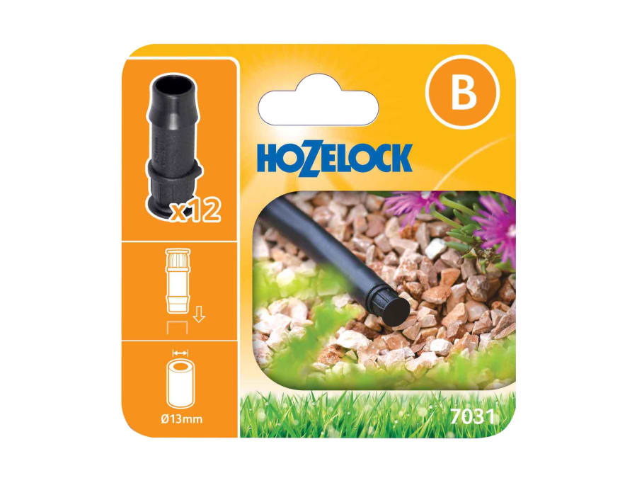 Hozelock 100002002 13mm End Plug Pack of 12