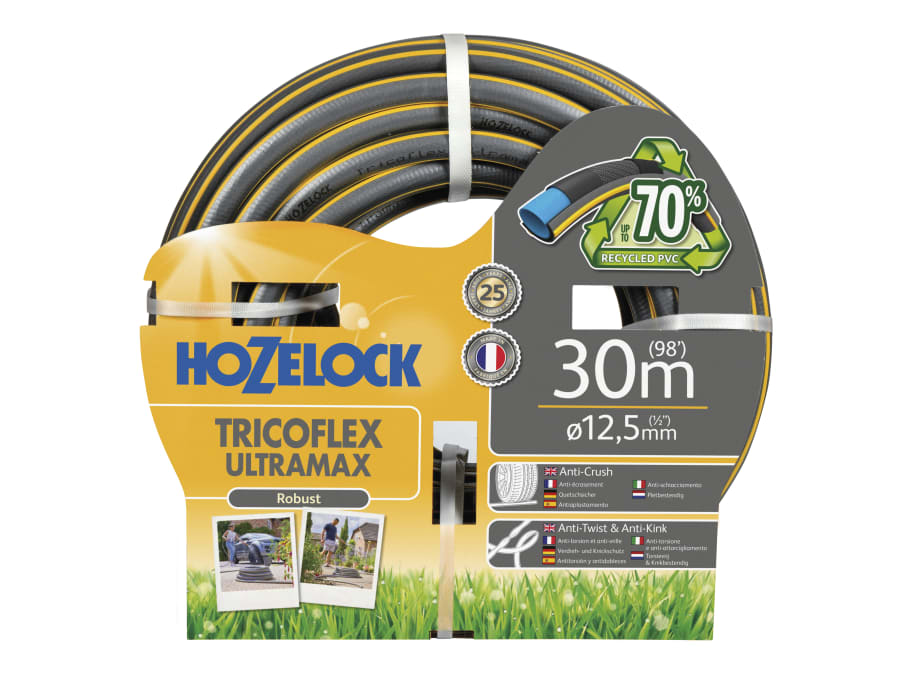 Hozelock 100002107 Tricoflex Ultramax Anti-Crush Hose 30m