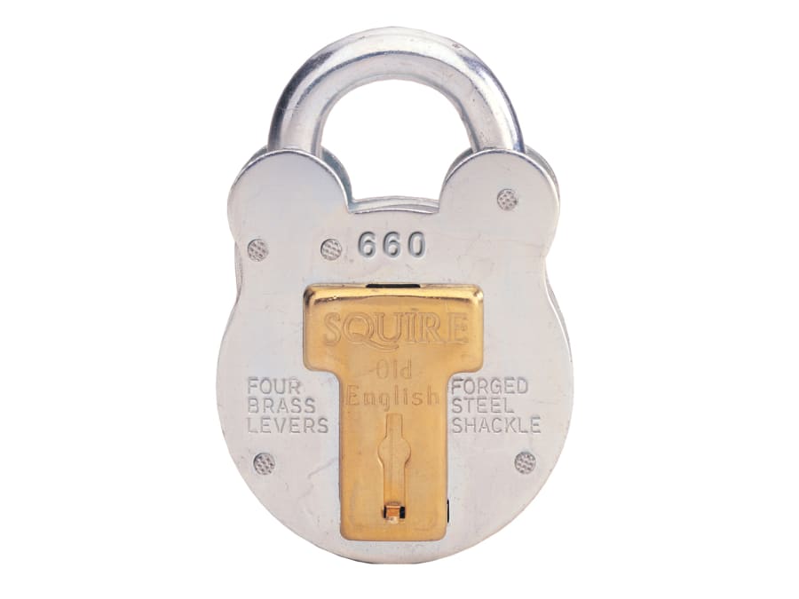 Squire 660 64mm Old English Padlock with Steel Case