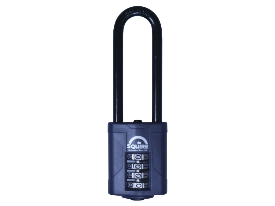 Squire CP4025BX 40mm 4-Wheel Combination Padlock with 63mm Extra Long Shackle