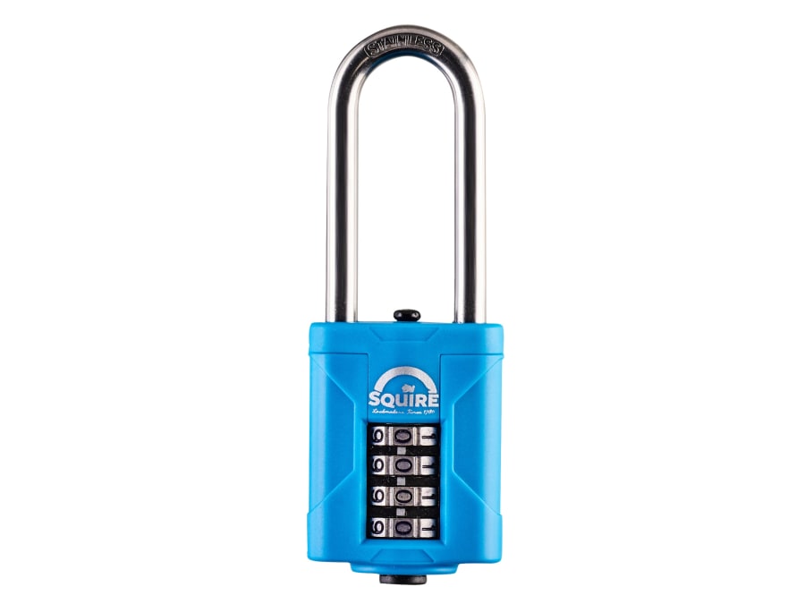 Squire CP40S25BX 40mm Combi Padlock with Long Shackle