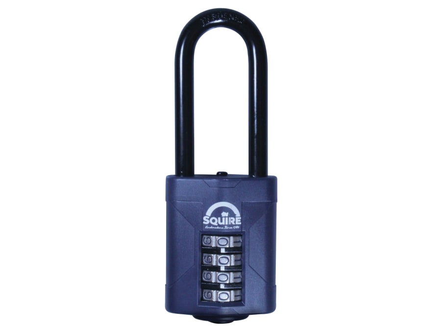 Squire CP5025 50mm Long Shackle Combination Padlock