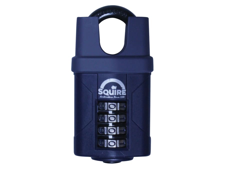 Squire CP50CS 50mm Combination Padlock Closed Shackle