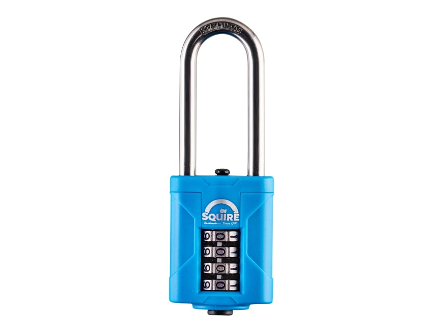Squire CP50S25 50mm Combi Padlock with Long Shackle