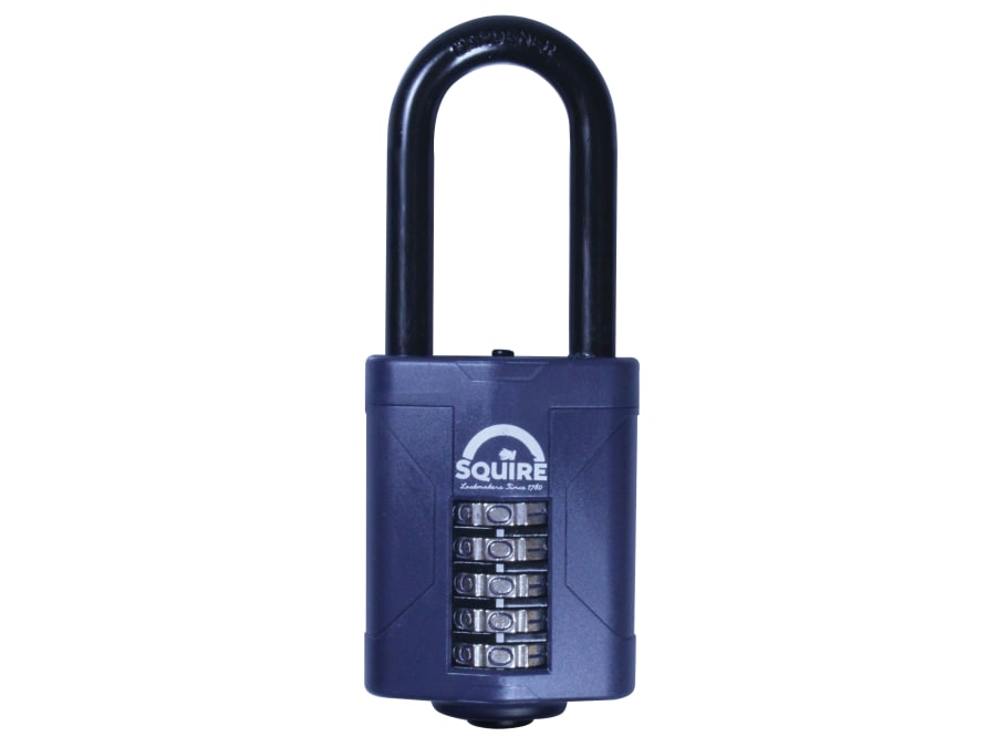 Squire CP6025 60mm 5-Wheel Combination Padlock with 63mm Extra Long Shackle