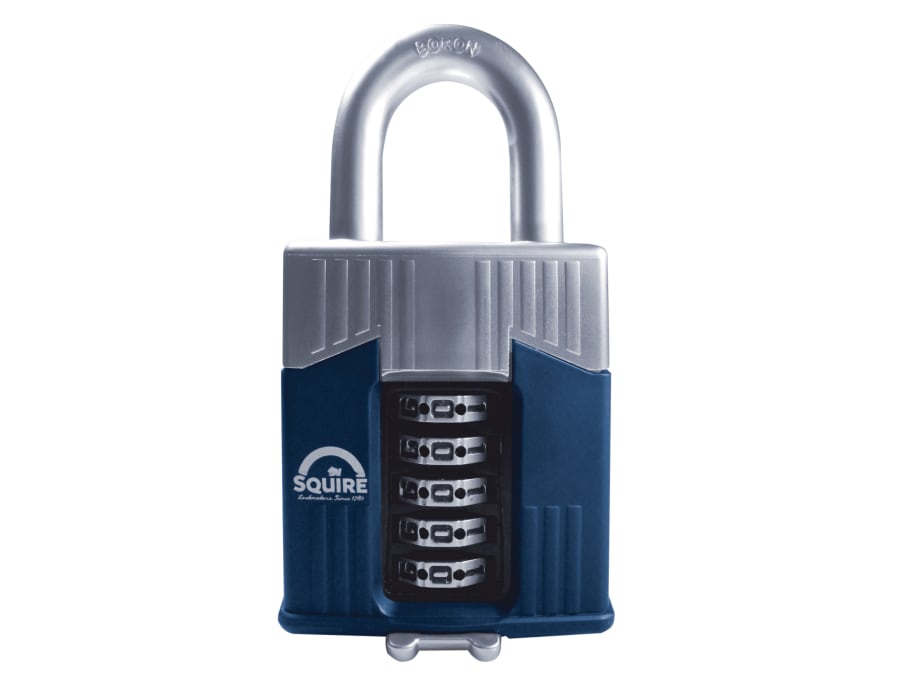 Squire WARRIORCOMBI65 65mm Open Shackle Combination Padlock