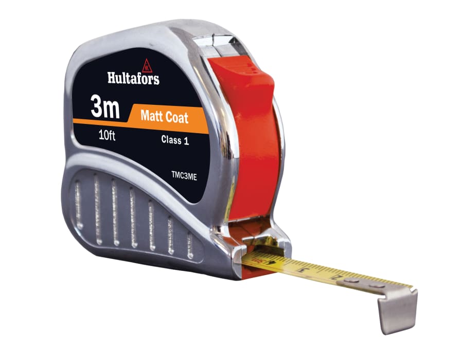 Hultafors 368013 Chrome Tri-Matic Pocket Tape 3m/10ft