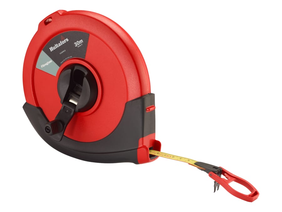 Hultafors 391303 CC30FM 30m Fibreglass Long Tape 13mm