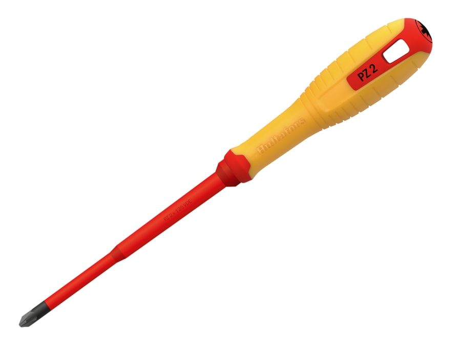 Hultafors 446025 VDE Pozidriv Screwdriver PZ2 x 125mm