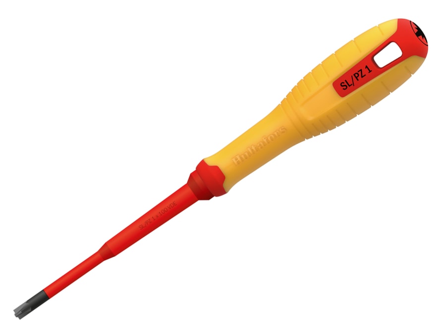 Hultafors 448005 VDE PlusMinus Screwdriver SL/PZ1 x 100mm