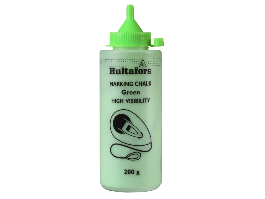 Hultafors 652733 Chalk Line with High-Vis Green Chalk 200g