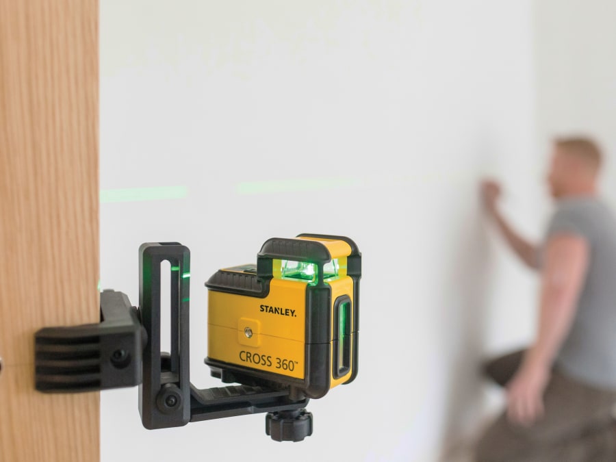 Stanley Intelli Tools STHT775941 360° Cross Line Laser Green Beam